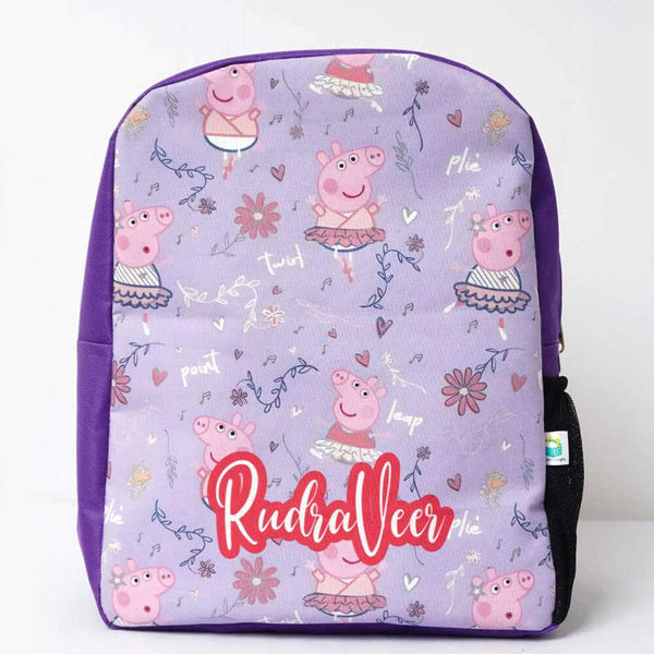 Personalised Cartoon Printed Kids Bag Pack
